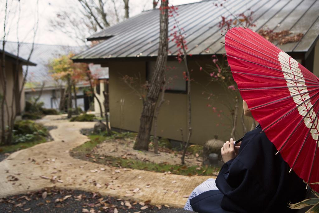 Yufuin Ryokuyu Hotel Bagian luar foto