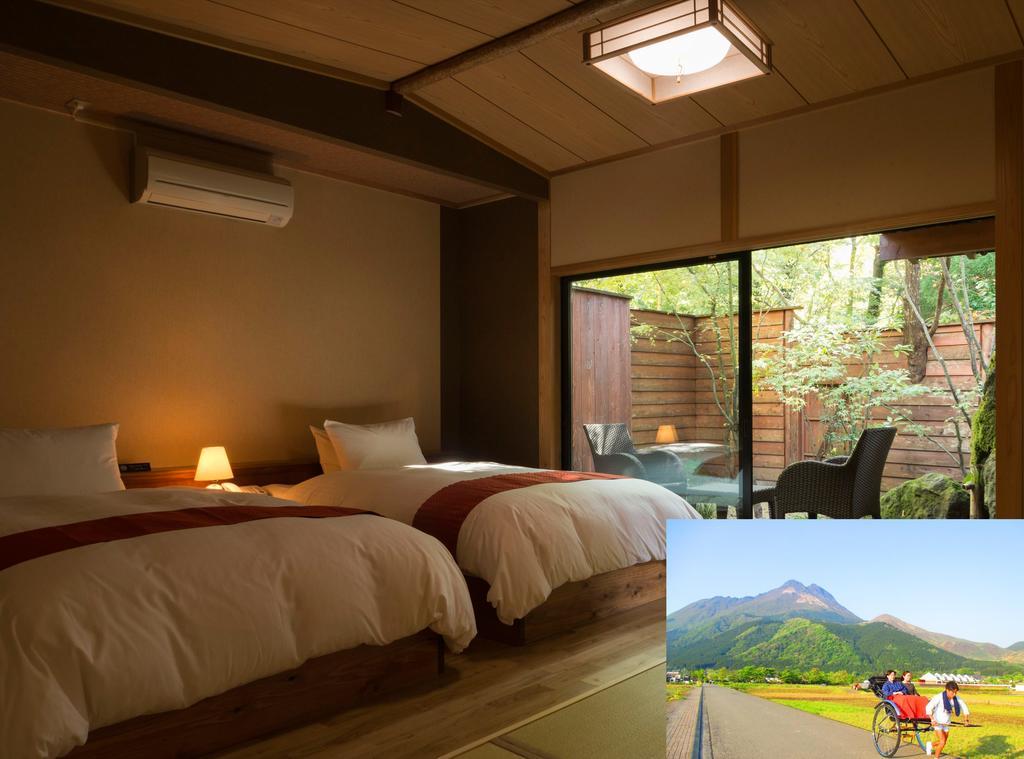 Yufuin Ryokuyu Hotel Bagian luar foto