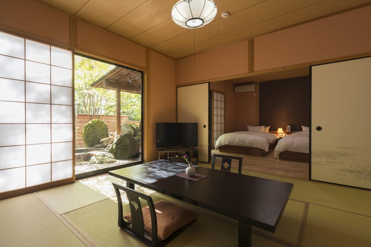 Yufuin Ryokuyu Hotel Bagian luar foto
