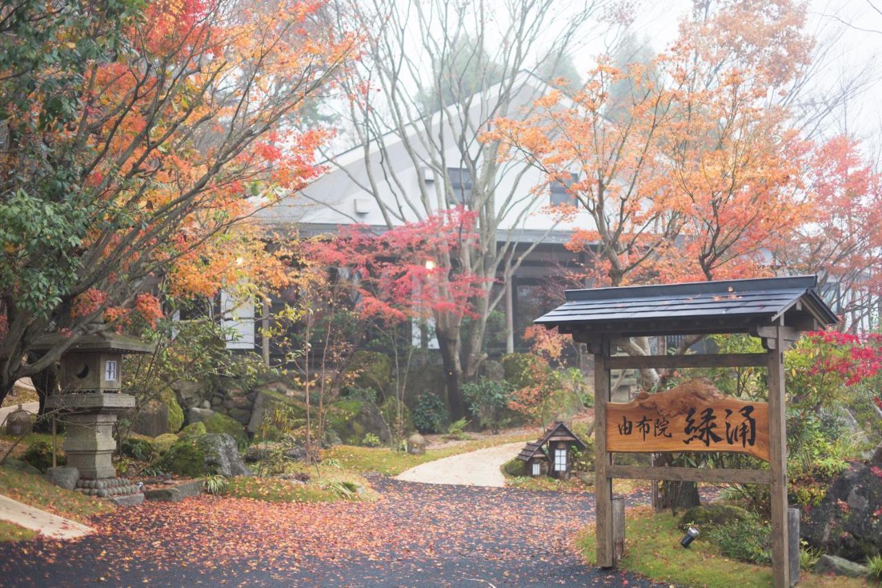 Yufuin Ryokuyu Hotel Bagian luar foto